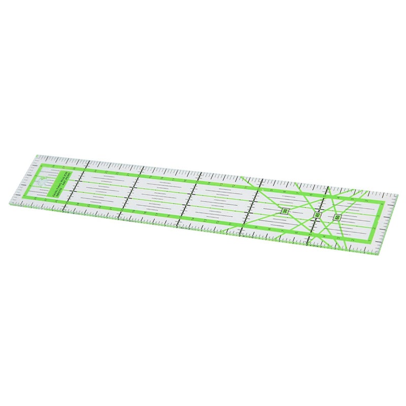 Hyuduo 5x30cm Quilting Ruler, Acrylic Quilter Ruler High Transparent Tailor Dressmaker Quilting Tool DIY Sewing Ruler for Easy Precision Cutting (Metric) - Image 1